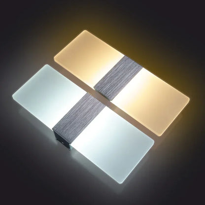 Gold Rectangle Wall Light