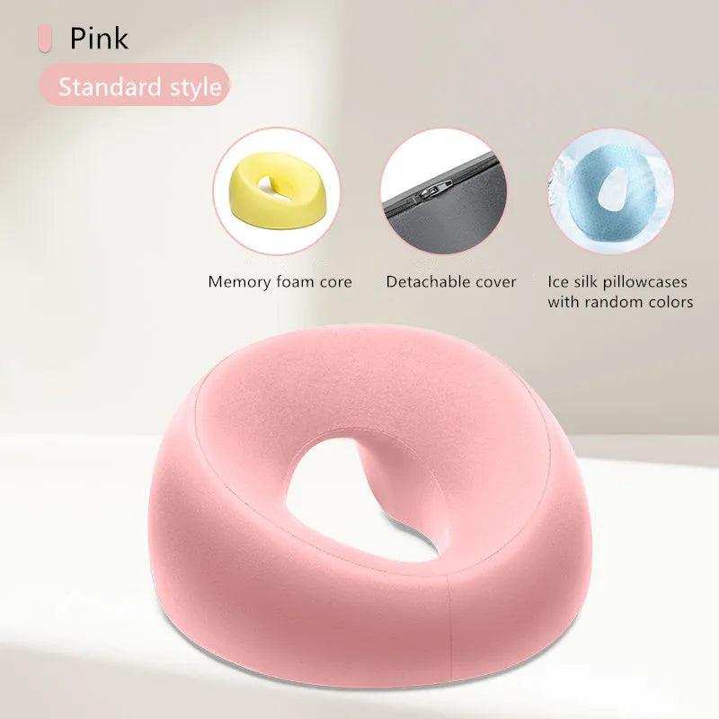 Ergonomics Breathable Memory Foam Face Pillow