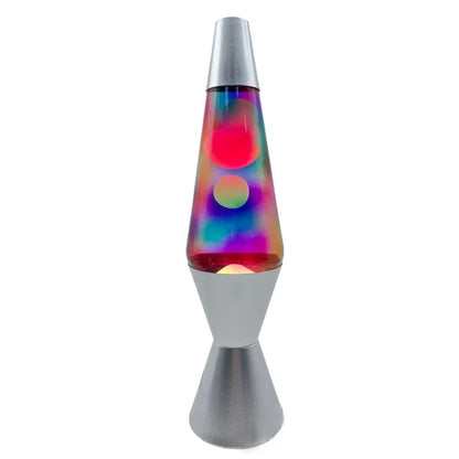 Colorful Lava Lamp | 14" Tall Base And Lid Includes 30W Bulb | Classic/Retro Liquid Motion Lamp | Multicolor Dynamic Spot Effect