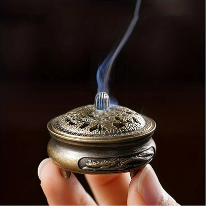 Buddhist Utensils Incense Burner Lotus Incense Censer Alloy Sandalwood House Furnishings Home Office Decoration