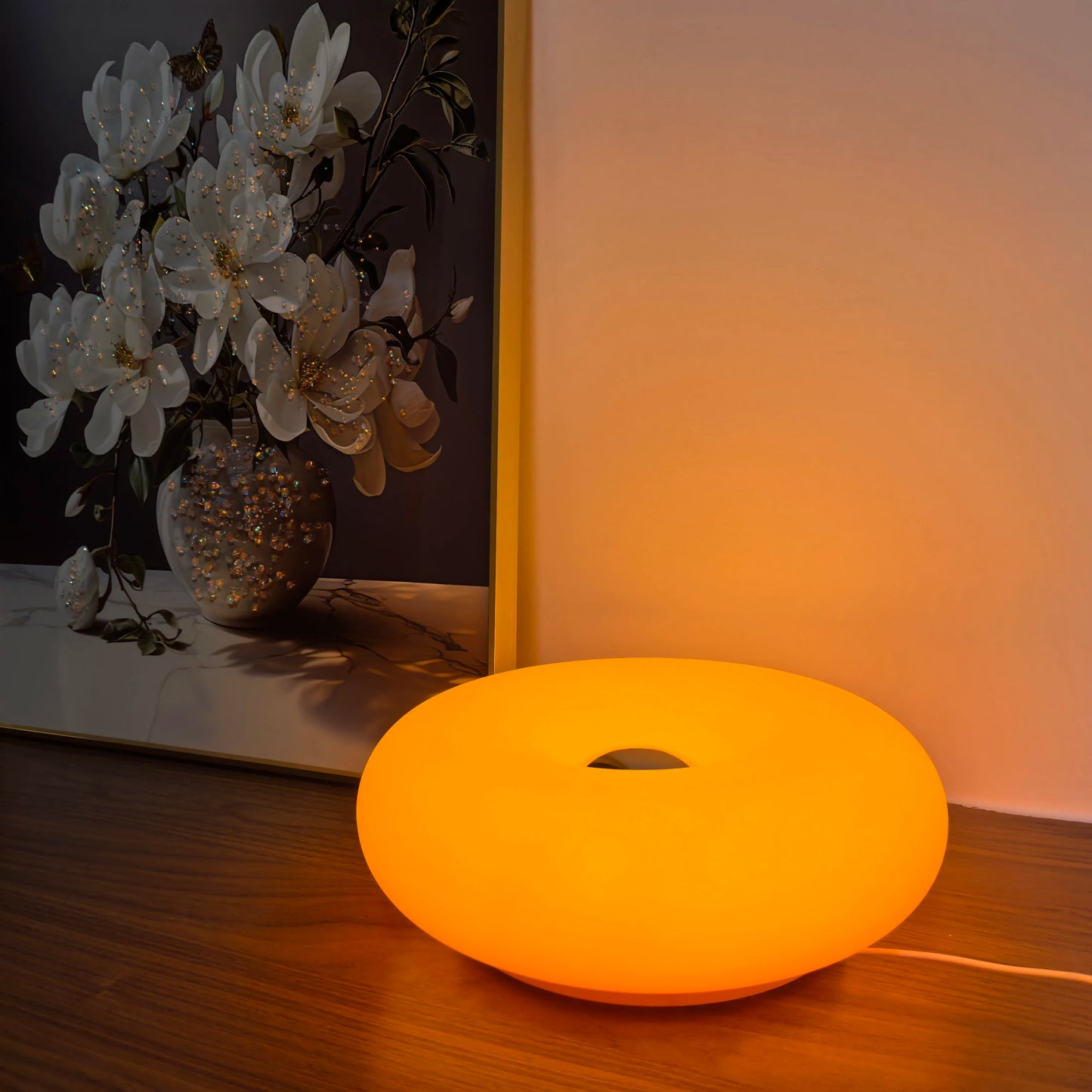 Modern Colorful Donut Table Lamp