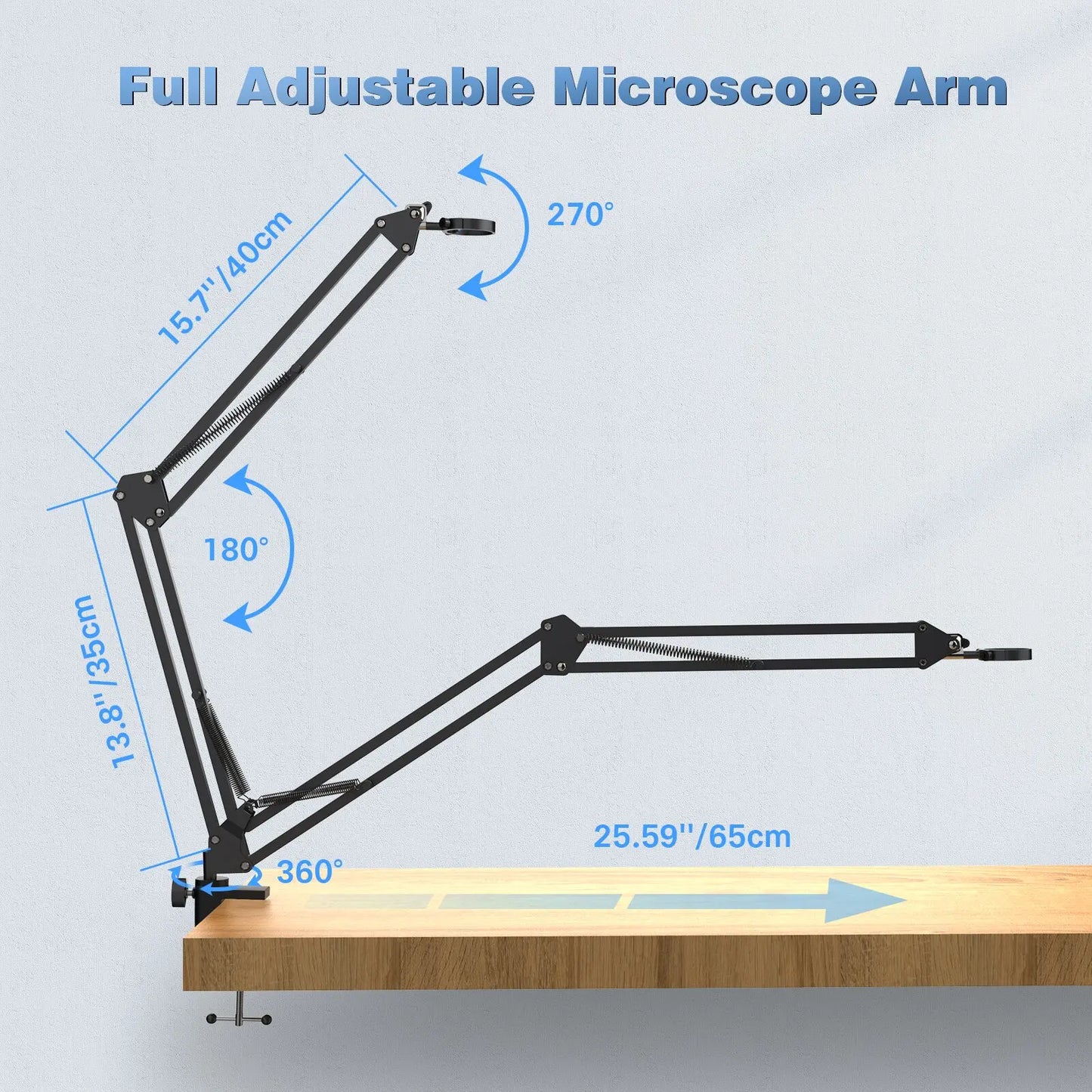 Adjustable Microscope Arm Stand