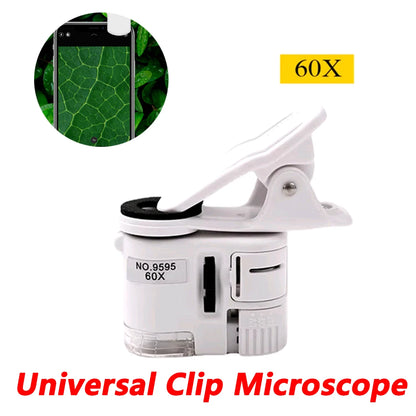 60X Universal Clip Microscop