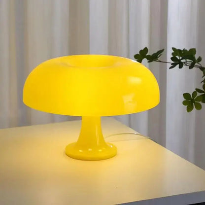 Solid Color Mushroom Table Lamp