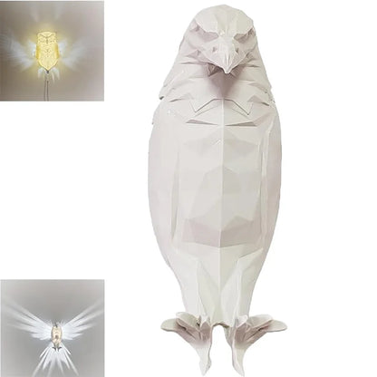 Wall Lamp Owl Eagle Shape Projector Modern Creative Atmosphere Sconce Light 3d Print Body Animal Lighting Lustre Halloween Xmas