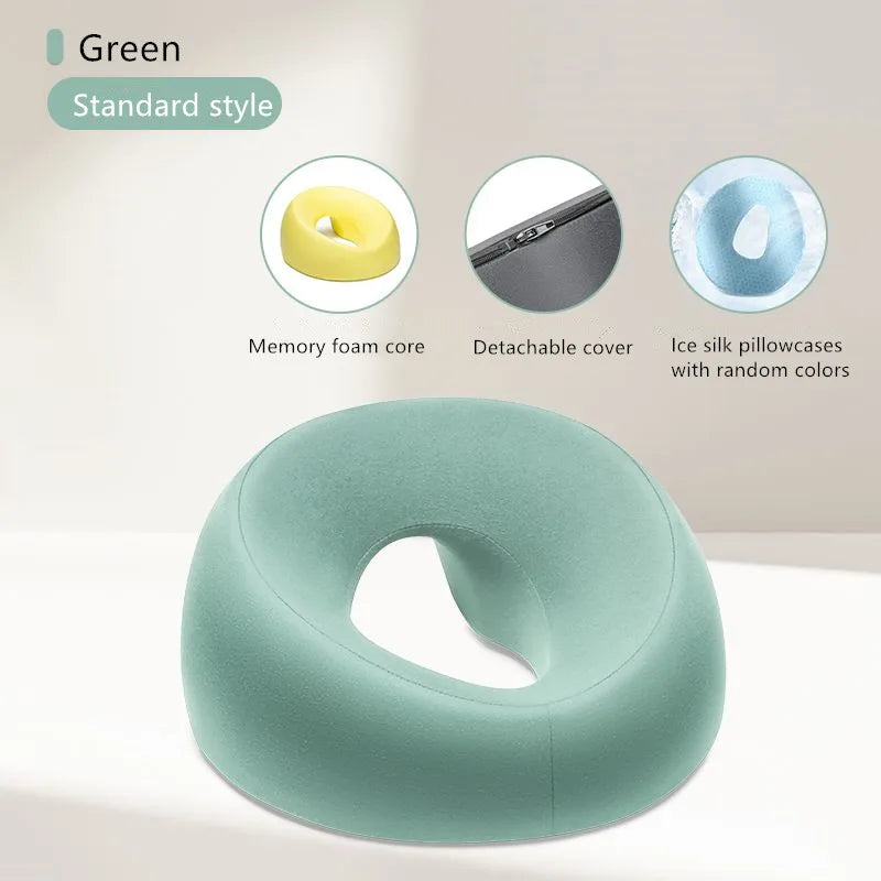 Ergonomics Breathable Memory Foam Face Pillow