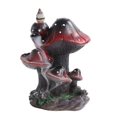 Mushroom Waterfall Backflow Incense Holder