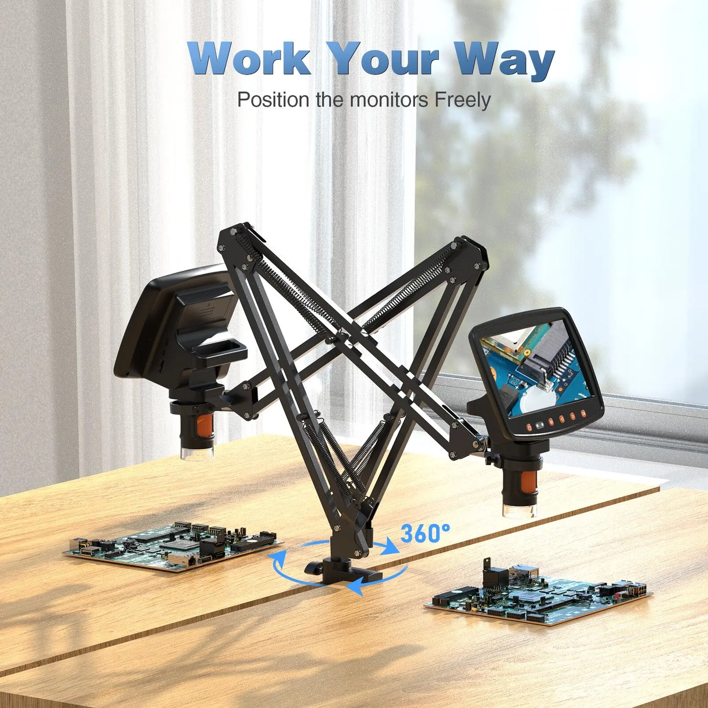 Adjustable Microscope Arm Stand