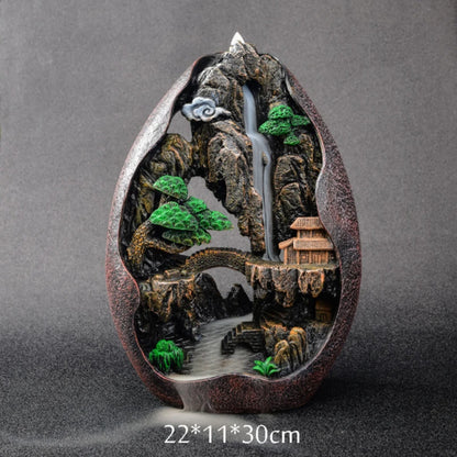 Mountain River Handicraft Smoke Waterfall Backflow Incense Burner