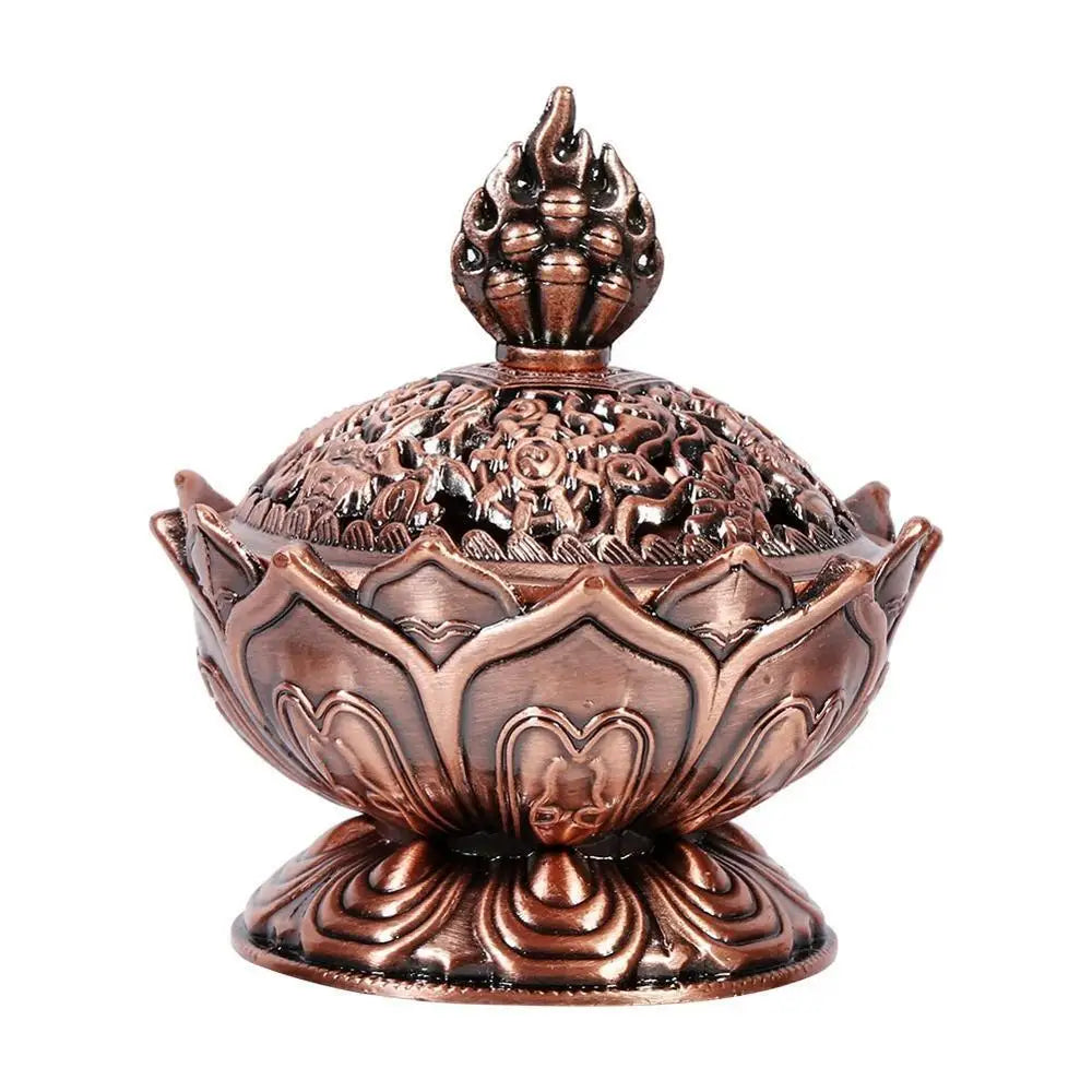 Chinese Zinc Alloy Backflow Incense Holder