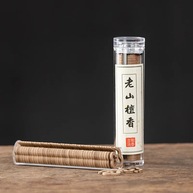 Pure Natural Disk Incense Mini Incense Burner Incense Meditation Reed Diffuser Plant Extract Sandalwood Cinnamon Incense