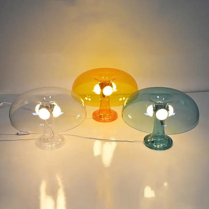 Luxury Transparent Mushroom Table Lamp