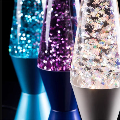 15-Inch Sparkling Lava Lamp, Sparkling Liquid Relaxation Night Light, Home Decor Lights, Christmas Gifts For Adults And Children