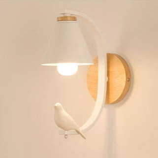 White Whimsical Glow Wall Lamp