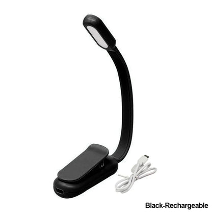 Battery-Powered Clip-On Study Reading Lamp Mini Book Night Light