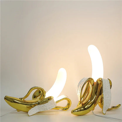 Modern Italy Banaan Night Lights Nordic Living Room Glass Lampshade Bedroom Bedside Lamp Holiday Gifts Lighting Fittings