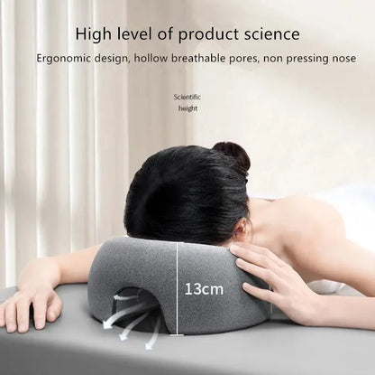 Ergonomics Breathable Memory Foam Face Pillow