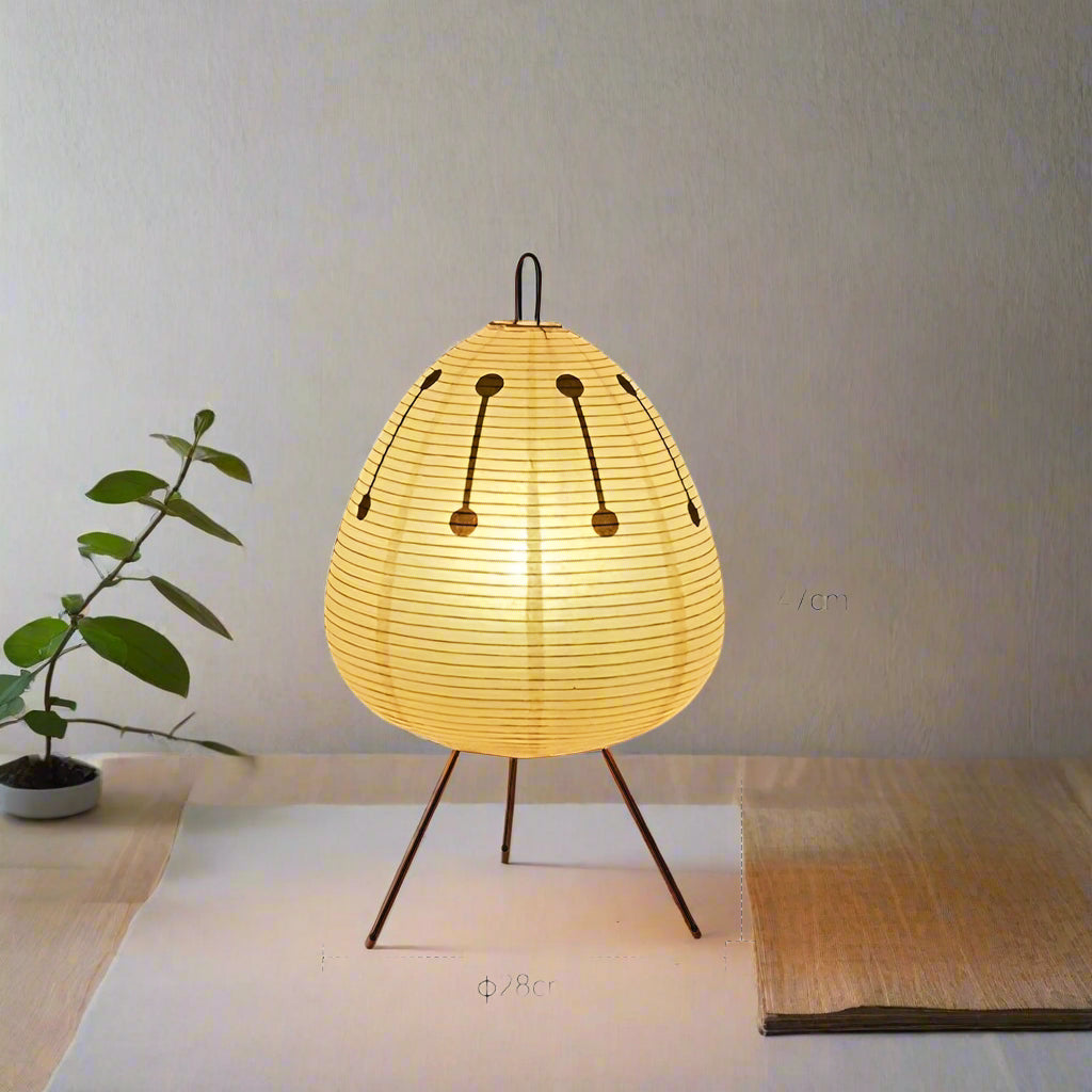 Noguchi Modern Japanese Rice Table Lamp