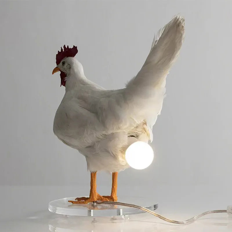 Decorative Night Lights Simulated Animal Funny Easter Home Decor Party Carnival Chicken Lamp Chick Night Light Ornaments