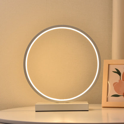 Nordic USB Dimmable Circle Deer LED Night Light Lamp