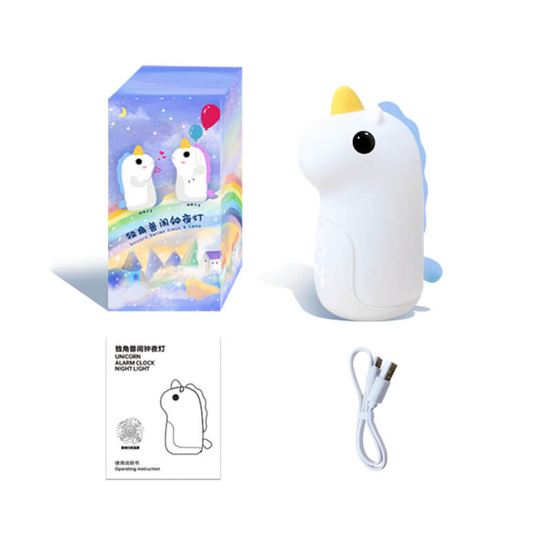 Unicorn Timer Night Light with Alarm Clock