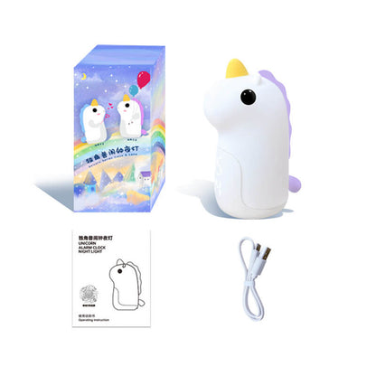 Unicorn Timer Night Light with Alarm Clock