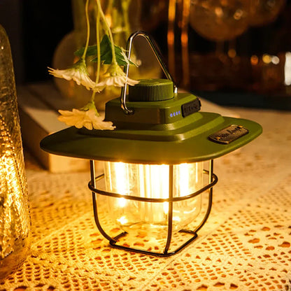 Retro Rechargeable LED Camping Lantern