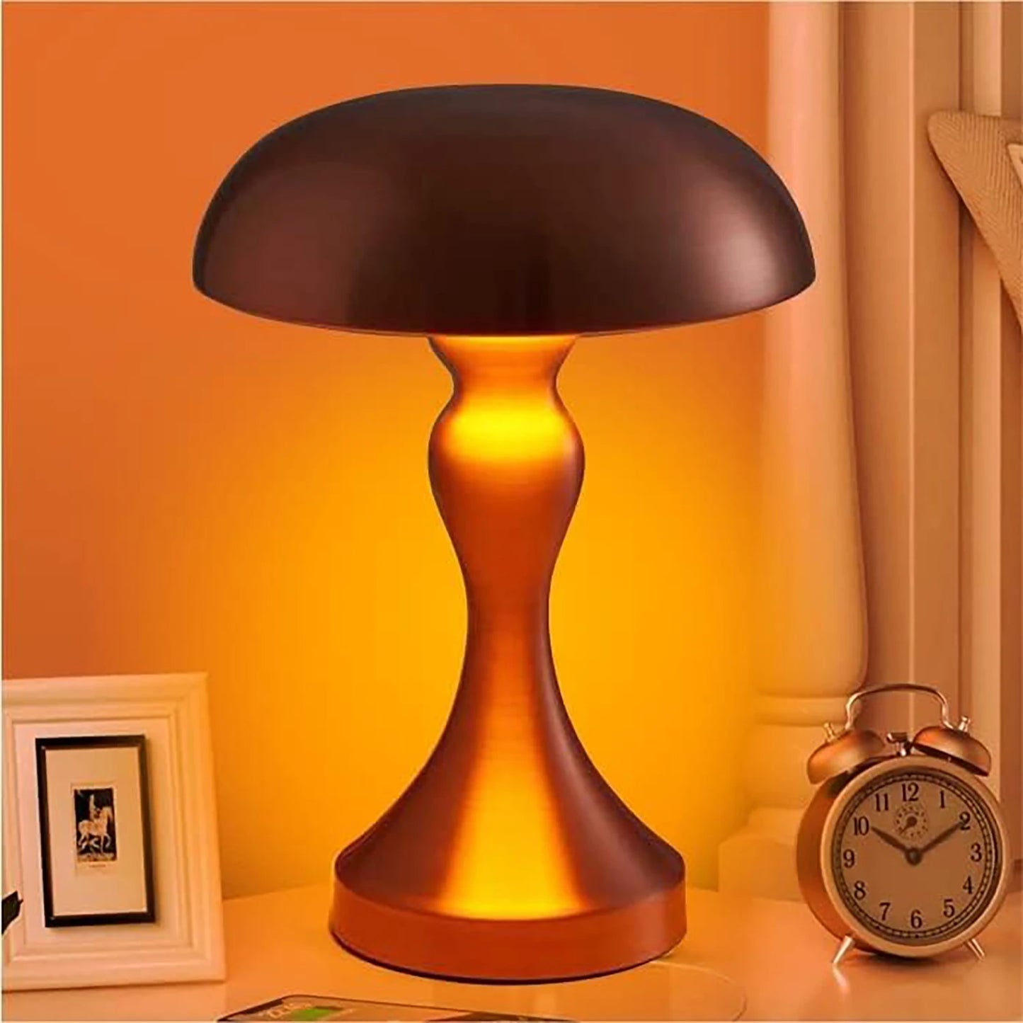 Mushroom Touch Sensor Wireless Table Lamp Night Light