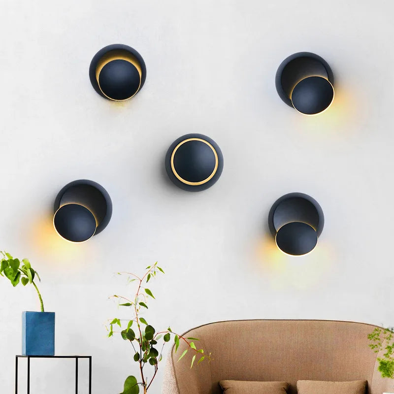 Modern 350 Degree Rotatable Wall Lamp