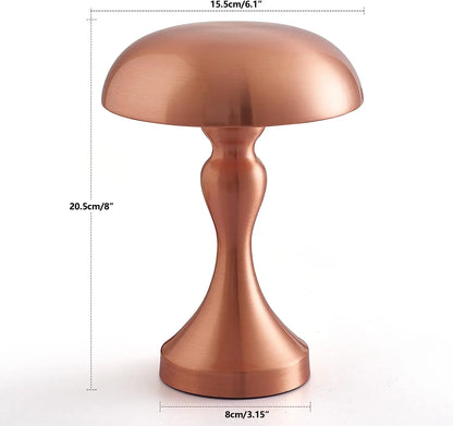 Mushroom Touch Sensor Wireless Table Lamp Night Light