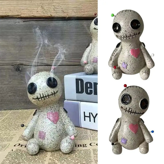 Voodoo Doll Censer Cartoon Incense Burner Desktop Ornaments Home Decoration Halloween Supplies Aromatherapy Photo Props