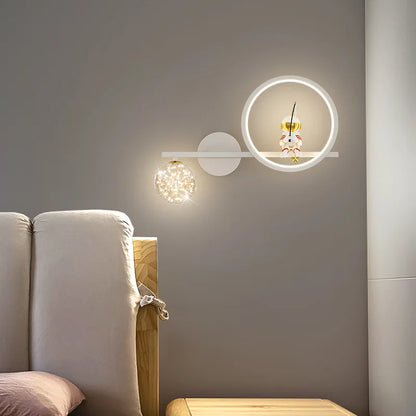 Space Sconce Star Projector Metal Wall Lamp