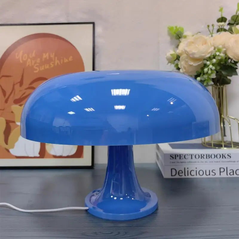 Solid Color Mushroom Table Lamp