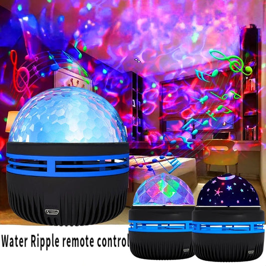 Water Ripple remote control magic ball projection lamp