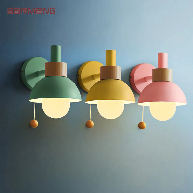 White Macaron Wall Lamp