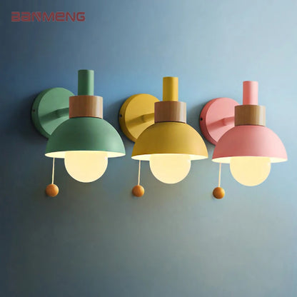 Pink Macaron Wall Lamp