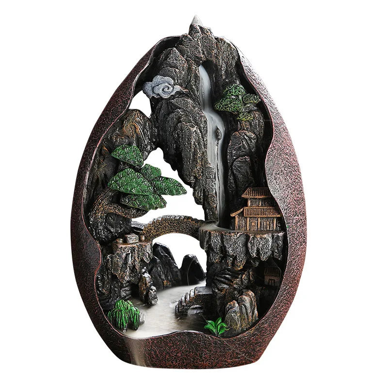 Mountain River Handicraft Smoke Waterfall Backflow Incense Burner