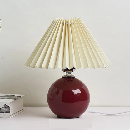 Wine Vintage Pleated Table Lamp