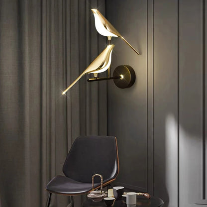 Creative Bird 360° Rotatable LED Wall Lamp