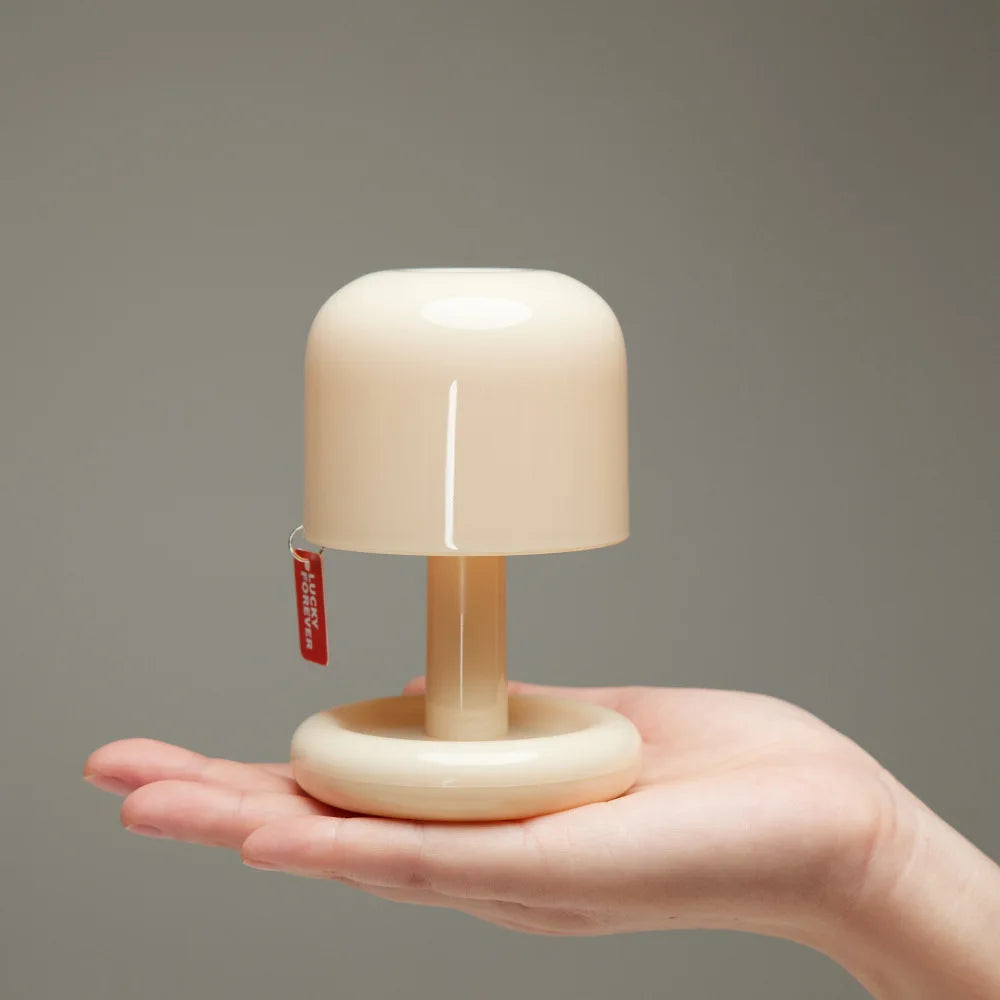 White Mushroom Nordic Table Lamp