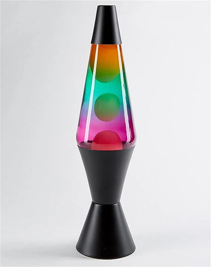 Colorful Lava Lamp | 14" Tall Base And Lid Includes 30W Bulb | Classic/Retro Liquid Motion Lamp | Multicolor Dynamic Spot Effect