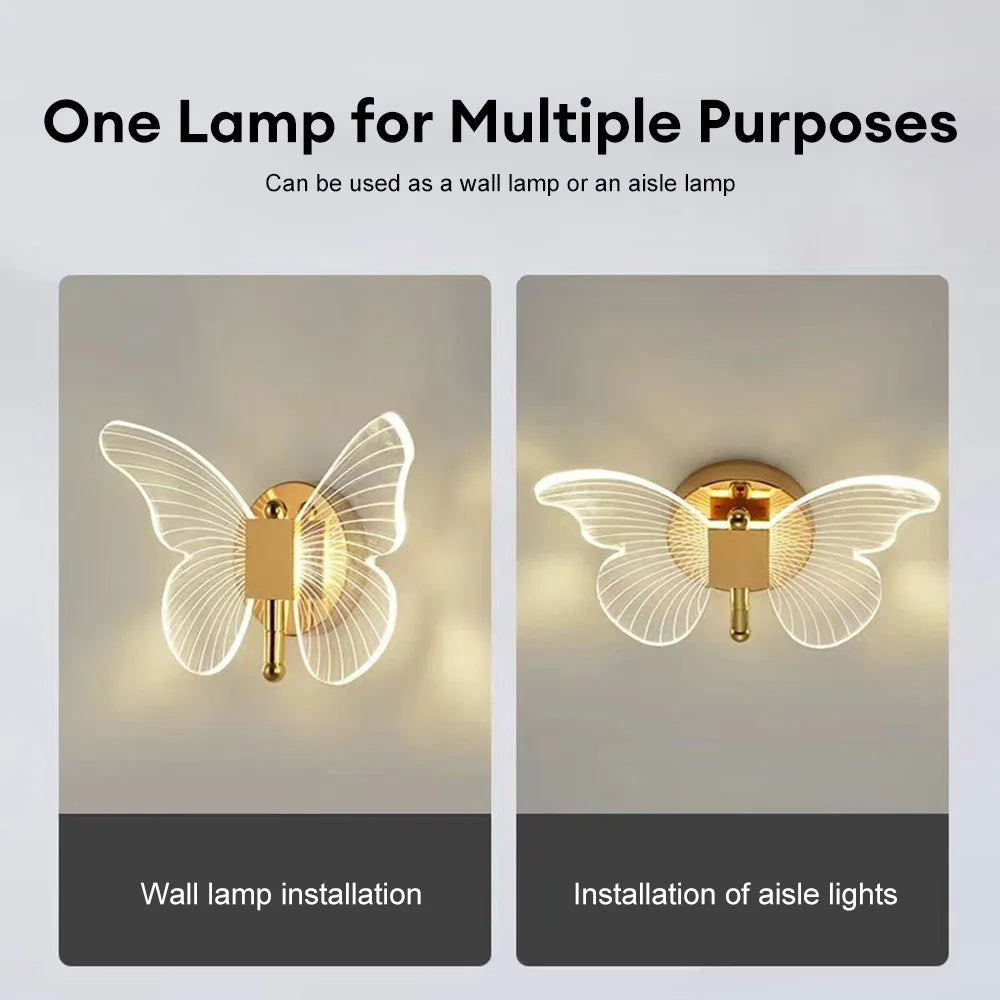 Modern Butterfly Wall Lamp