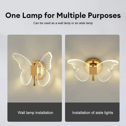 Modern Butterfly Wall Lamp