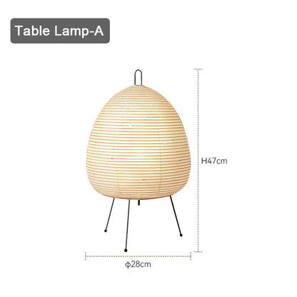 Noguchi Modern Japanese Rice Table Lamp