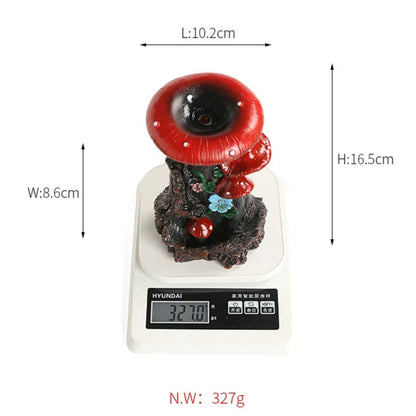 Flower Mushroom Resin Waterfall Backflow Incense Burner