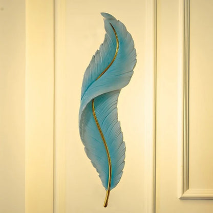 Modern LED Feather Wall Lamps