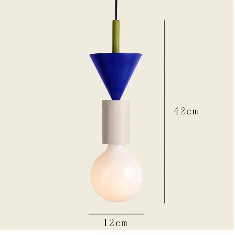 Nordic Lamp Wood LED Pendant Lights Kitchen Home Decor Hanglamp Restaurant Ceiling Chandelier Luminaire Bedroom Light Fixture