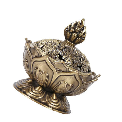 Chinese Zinc Alloy Backflow Incense Holder