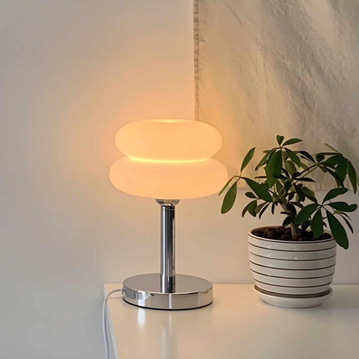 The Capella Table Lamp - Wood Base