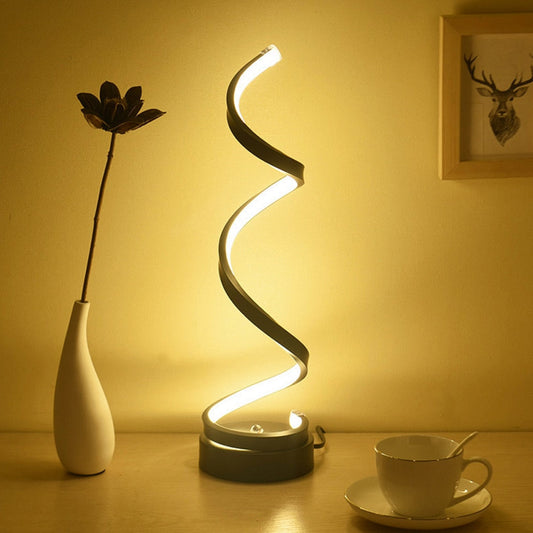 Modern Spiral Led Table Lamp